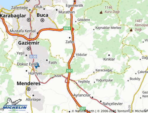 MICHELIN-Landkarte Yıldızlar - ViaMichelin