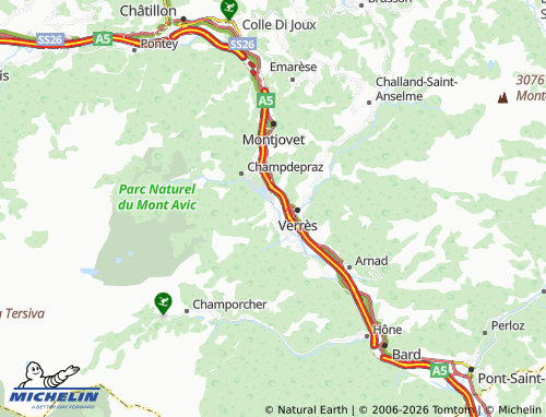 Carte MICHELIN Fava - ViaMichelin