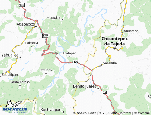 MICHELIN Zacatipa map - ViaMichelin