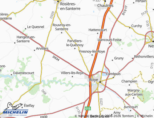Mappa MICHELIN Damery - ViaMichelin