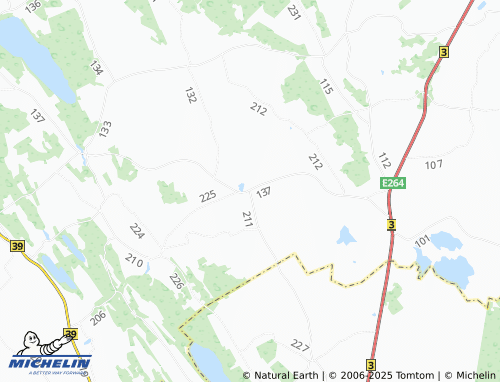 MICHELIN Kudina map - ViaMichelin
