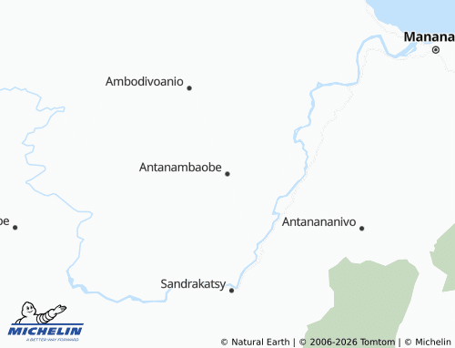 MICHELIN Antanambaobe map - ViaMichelin