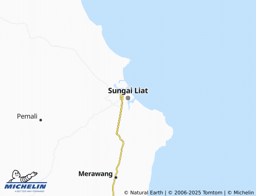 MICHELIN Sungai Liat map - ViaMichelin