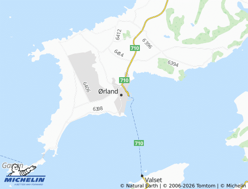 MICHELIN-Landkarte Brekstad - ViaMichelin