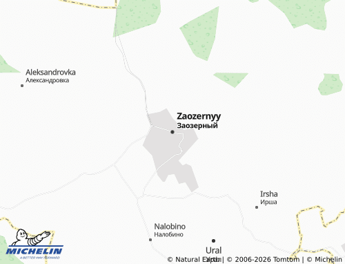 MICHELIN-Landkarte Zaozernyy - ViaMichelin