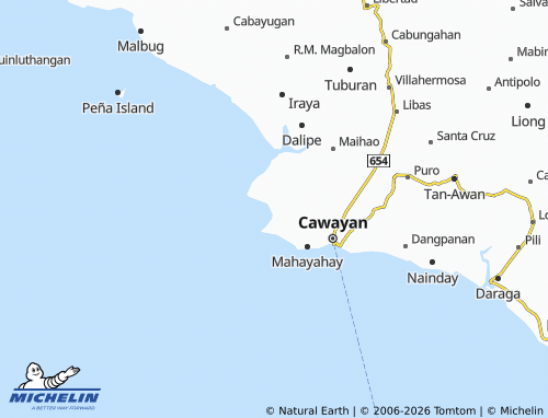 MICHELIN Recodo map - ViaMichelin