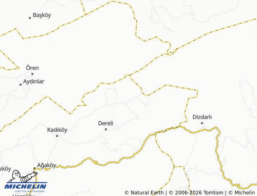 Mappa MICHELIN Köklü - ViaMichelin