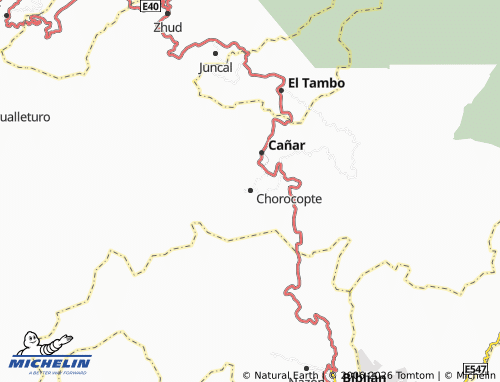 MICHELIN Chorocopte map - ViaMichelin