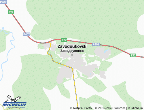 MICHELIN-Landkarte Zavodoukovsk - ViaMichelin