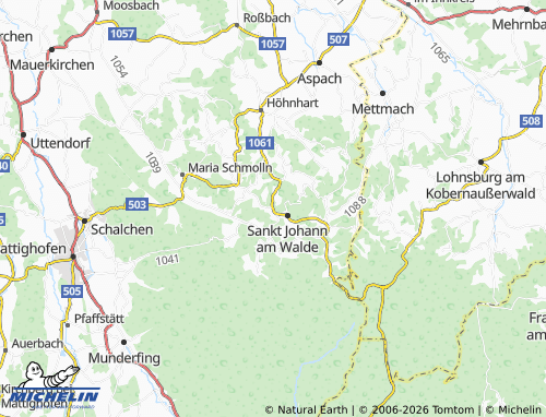 MICHELIN Obereck map - ViaMichelin