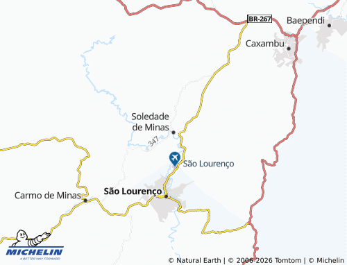 MICHELIN-Landkarte Soledade de Minas - ViaMichelin