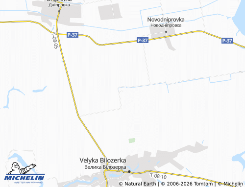 Mapa MICHELIN Tsvitkove - ViaMichelin