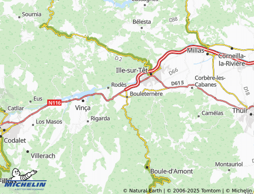 MICHELIN Bouleternère map - ViaMichelin