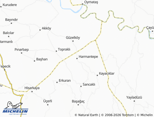 MICHELIN Harmantepe map - ViaMichelin