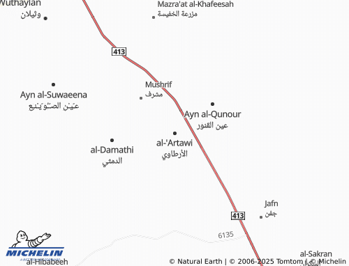 MICHELIN Al Artawi map - ViaMichelin