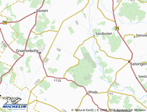 Carte MICHELIN Augustendorf - ViaMichelin