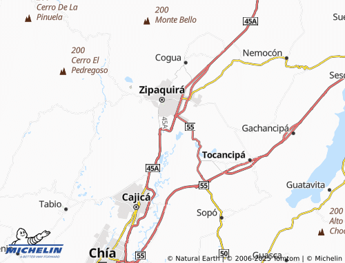 MICHELIN Portachuelo map - ViaMichelin