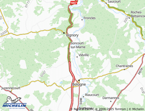 MICHELIN Vraincourt map - ViaMichelin