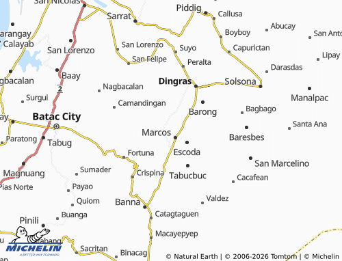 MICHELIN Lydia map - ViaMichelin