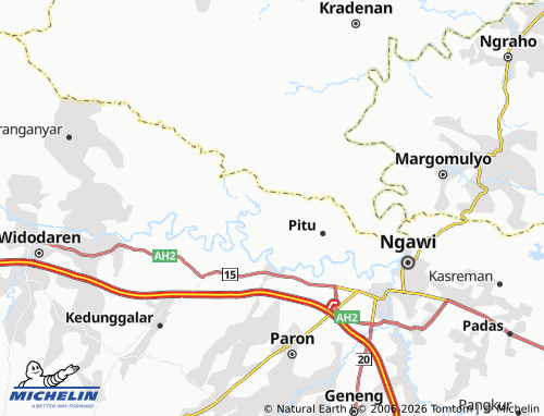 MICHELIN Cantel map - ViaMichelin