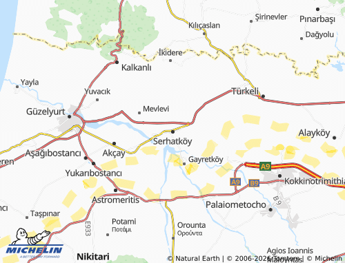 Carte MICHELIN Serhatköy - ViaMichelin