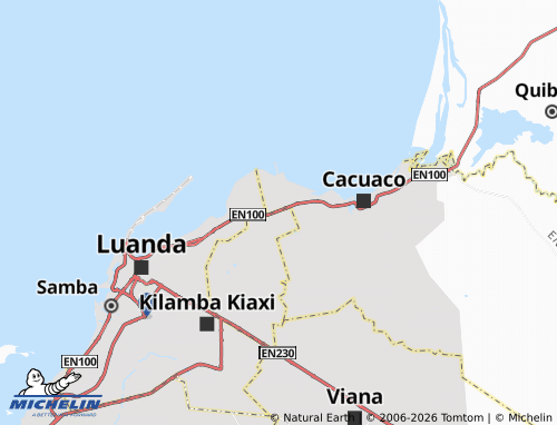 MICHELIN Candua map - ViaMichelin