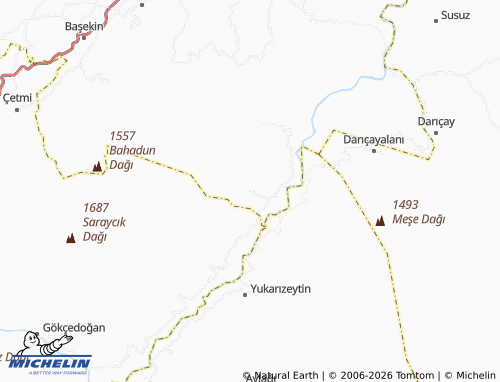 MICHELIN Yalmansaray map - ViaMichelin