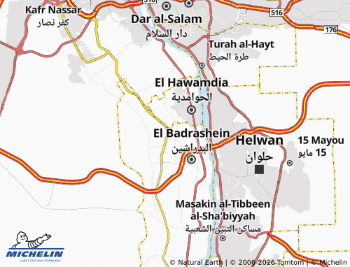 Carte MICHELIN al-'Azeeziyyah - ViaMichelin