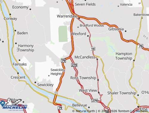 Mappa MICHELIN Franklin Park - ViaMichelin
