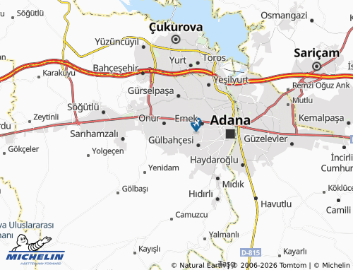 MICHELIN Uçak map - ViaMichelin