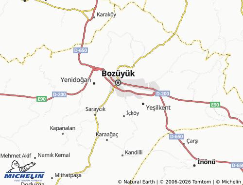 Mappa MICHELIN Yediler - ViaMichelin