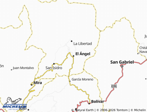 MICHELIN-Landkarte El Ángel - ViaMichelin