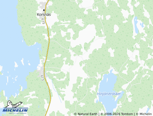 Kaart MICHELIN Strandmossen - ViaMichelin