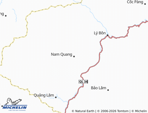 Mappa MICHELIN Bảo Lâm - ViaMichelin