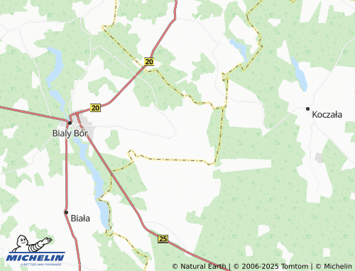 MICHELIN Grabowo map - ViaMichelin