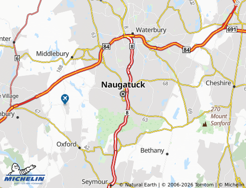 Mappa MICHELIN Naugatuck - ViaMichelin