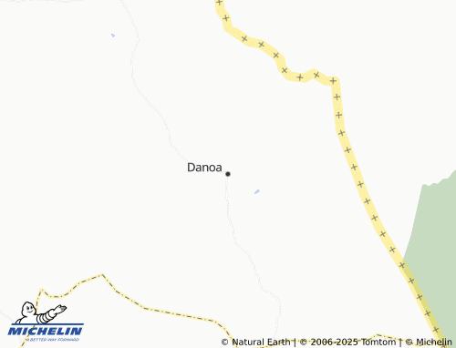 MICHELIN Danoa map - ViaMichelin