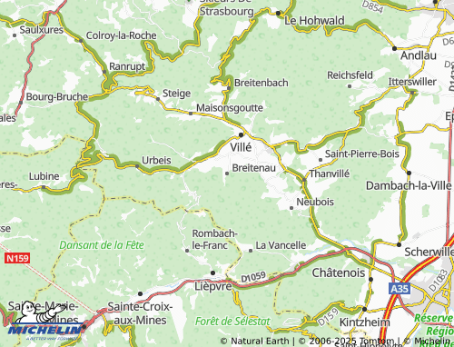 MICHELIN Breitenau map - ViaMichelin