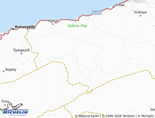 Mappa MICHELIN Güzelyayla - ViaMichelin