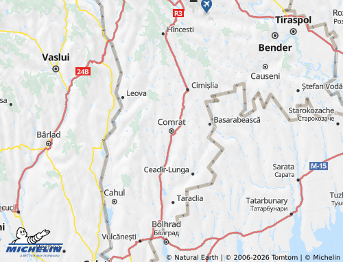 MICHELIN Gagauzia map - ViaMichelin
