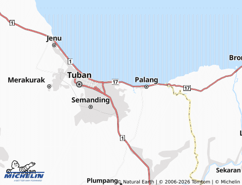 MICHELIN-Landkarte Sumurgung - ViaMichelin