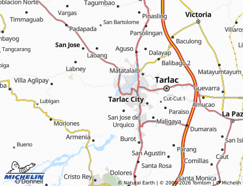 MICHELIN Carangian map - ViaMichelin