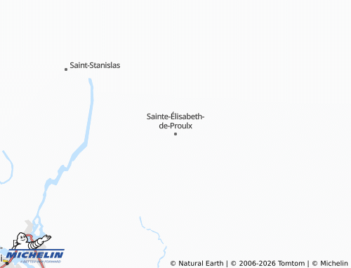 Mapa MICHELIN Sainte-Élisabeth-de-Proulx - ViaMichelin
