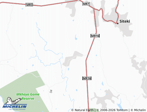 Mapa MICHELIN Mtindzekwa - ViaMichelin