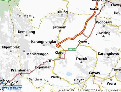 MICHELIN-Landkarte Kwaren - ViaMichelin