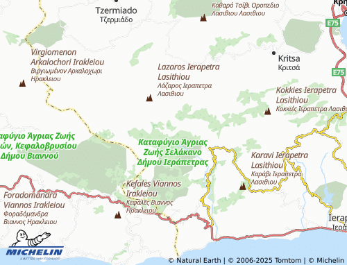 MICHELIN Selakano map - ViaMichelin