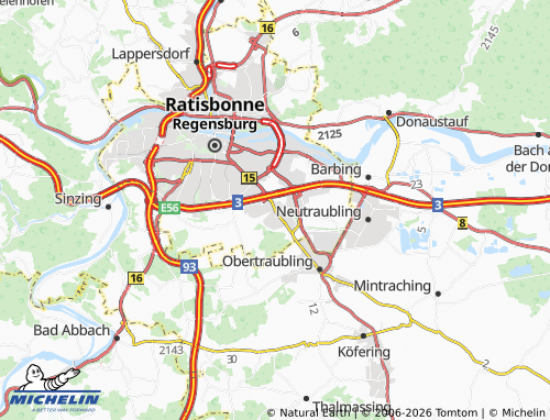 Mappa MICHELIN Burgweinting - ViaMichelin