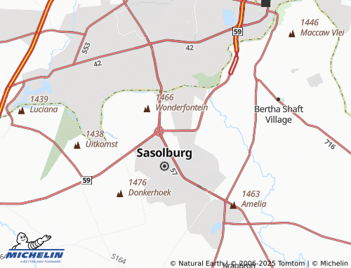 Kaart MICHELIN Welgelegen Wes - ViaMichelin