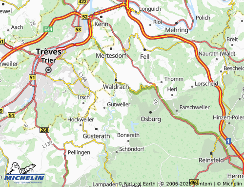 MICHELIN Morscheid map - ViaMichelin