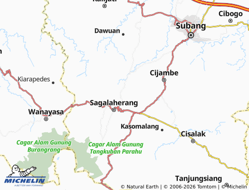 Carte MICHELIN Sagalaherang Kaler - ViaMichelin